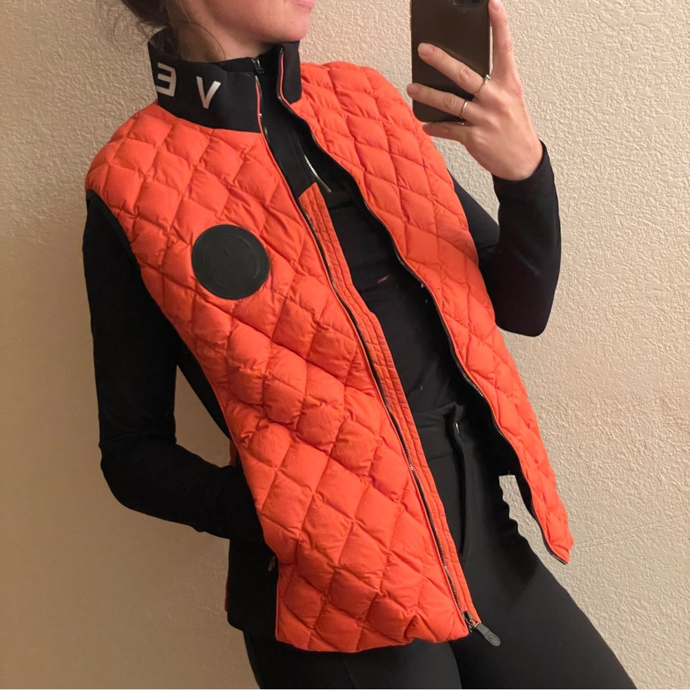 Vestrum Murcia Orange Quilted Women's equestrian riding Vest size L - Picture 12 of 14